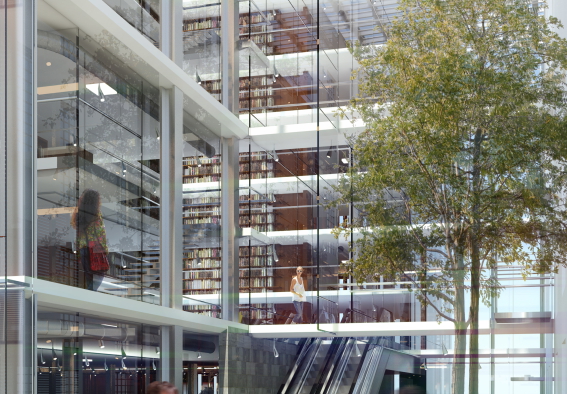 Central University Library - Cluj, 
Bibliothéque centrale universitaire, Dragan Architecture, Paris, 2010